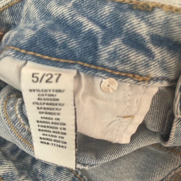 Light Blue Denim Shorts - Picture 7 of 8